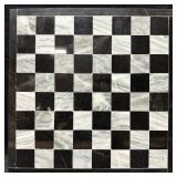 Black and White Marble Chess Board