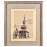 Framed Tower Of The Church Of St Michael The Archa