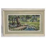 Framed And Signed Limited Edition Print Picnic By