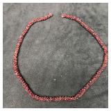 Gemstone Bead Purple Amethyst Style Woven Beaded N