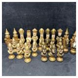 Medieval Camelot Style Figural Chess Piece Set Lig