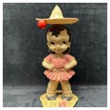 1940s Vintage Mechanical Dancing Senorita Toy Irwi