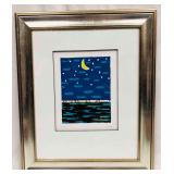 Framed & Signed 'Cape II' Serigraph By Nelson