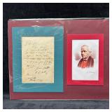 Arthur Penrhyn Stanley Signed Manuscript Letter Fr