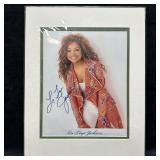 La Toya Jackson Signed Color Photograph With COA