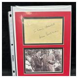 Max Eastman Autograph Signed Album Page With Photo