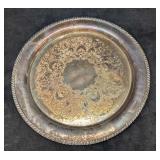 Vintage V.M. Rogers Silver Plated 15' Serving Plat