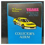 1991 Traks NASCAR Racing Card Collection In Binder