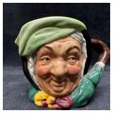 Royal Doulton Sairey Gamp D5528 Creamer Character