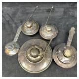 Silverplated Alcohol Lamp Burner Chafing Dish Burn