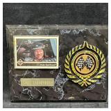 Dale Earnhardt Racing Card Display Plaque