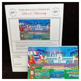 Edwin Moses Signed Olympic Opening Ceremony Artwor