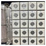 US Coin Collection Binder With Jefferson Nickels L