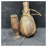 African Gourd Milk Drinking Vessel and Cup Turkana