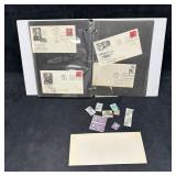 Vintage First Day Covers And United States Stamp C