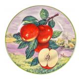 Vintage Villa D'este Italian Apple Plate