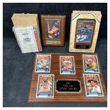 NASCAR Racing Memorabilia Plaques And Trading Card
