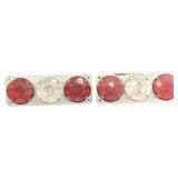 2 Vintage Signal Stat #1653Y4 Trailer Tail Lights
