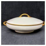 Limoges France Porcelain Covered Serving Vegetable