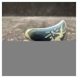 Bypass Ring Siam Sterling Silver Niello Thai Danci