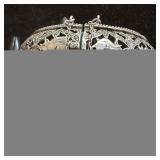 Animal Marcasite Gemstone Sterling Silver Hinged C