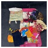 Lot of Assorted Jewelry Storage Bags Rolls and Org