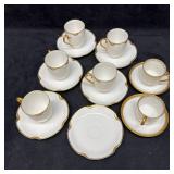 Set of Seven Haviland and Co. Limoges France Porce