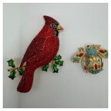 Joan Rivers Classics Collection Crystal Cardinal a