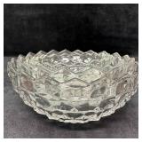 Fostoria American Clear Glass Cubist Cube Design S