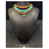 5pc Retro Surfer Jewelry Set