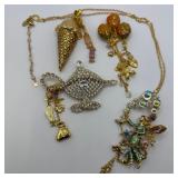 Kirks Folly Fantasy Jewelry Group Fairy Necklace G