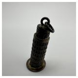 Leaning Tower of Pisa 800 Silver Charm M40