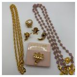 Kirks Folly Fairy Godmother Jewelry Group with Nec
