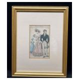 Framed Print Costumes Parisions 1826 (40)