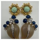 Kenneth Jay Lane Treasures of the Duchess Clip-On