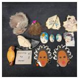 Artisan Figural and Fashion Brooch Collection Incl