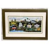 Wooster Scott Signed/Numbered  & Framed "Down Memo