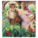 Limited Edition Kathleen Carrillo Embellished Canv