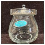 Baldwin Sterling Hand Made Crystal Floral Motif Ja