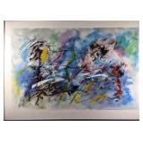 Large Framed Abstract Fine Art Print