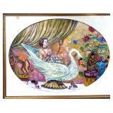 Original Oil Fantasy Painting by Onida Signed