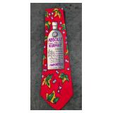 Absolut Vodka Rare Marc Lee Hauser Red Silk Tie