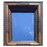 Decorative Mirror with Wicker Frame