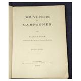 1908 Souvenirs Et Campagnes Par R. De La Ville
