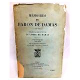 Mï¿½moires Du Baron De Damas (1785-1862) Tome Deuxiï¿½
