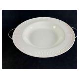 Large Ceramic Bowl with Serving Stand