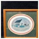 P. Buckley Moss Valley Church Signed and Numbered