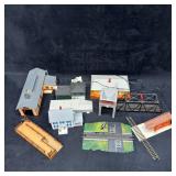 Assorted Tyco Bachmann HO Scale Model Railroad Bui