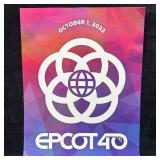 Disney Epcot 40th Anniversary Poster Print Walt Di