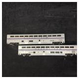 Pair Walthers Amtrak Superliner HO Scale Passenger